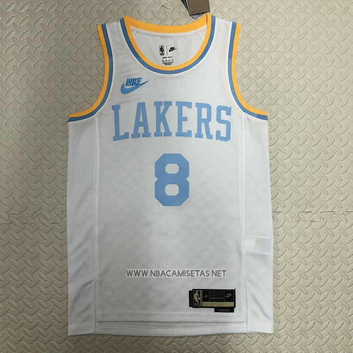 Camiseta Los Angeles Lakers Kobe Bryant NO 8 Classic 2022-23 Blanco